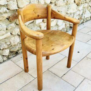 Fauteuil Scandinave En Pin Massif